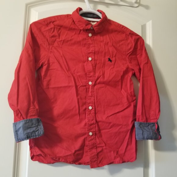 (NWOT) LOGG Label of Graded Goods Boys 100% Cotton Long Sleeve Button Down Shirt - Picture 2 of 9